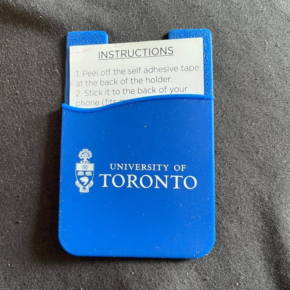 University of Toronto Phone Wallet Backing
